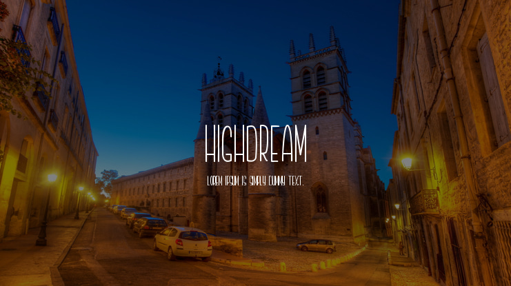 Highdream Font Family