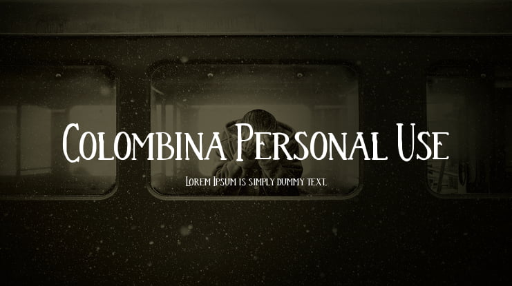 Colombina Personal Use Font
