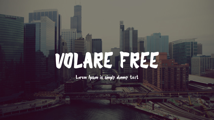 VOLARE FREE Font