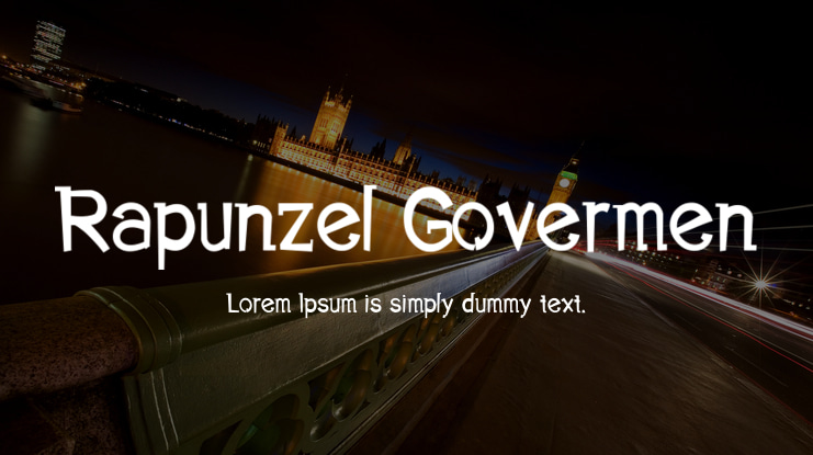 Rapunzel Govermen Font