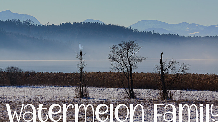 Watermelon Family Font Family