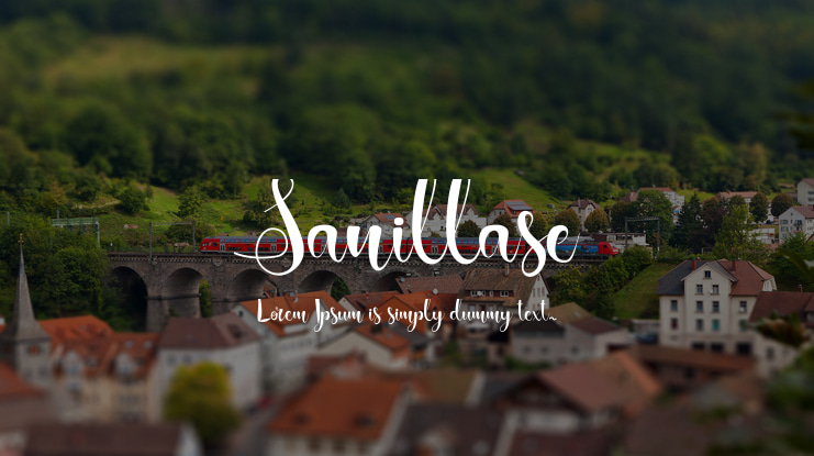 Sanillase Font