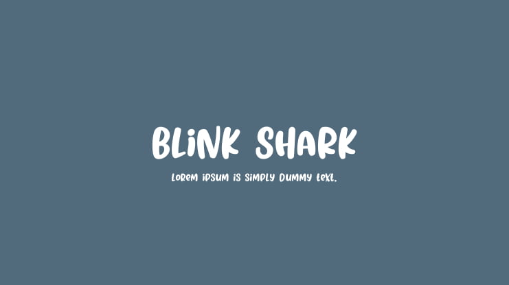 BLINK SHARK Font