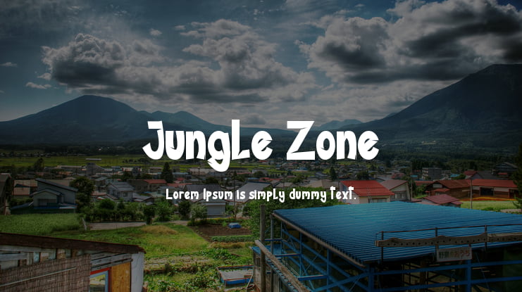 Jungle Zone Font