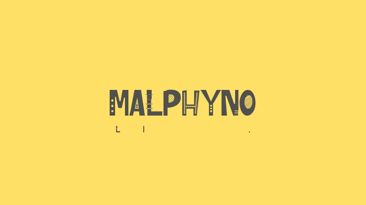 MALPHYNO Font