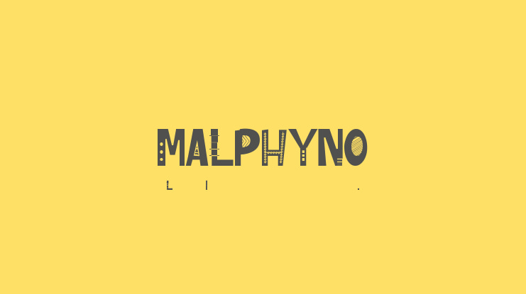 MALPHYNO Font