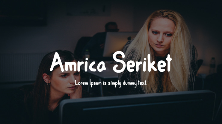 Amrica Seriket Font