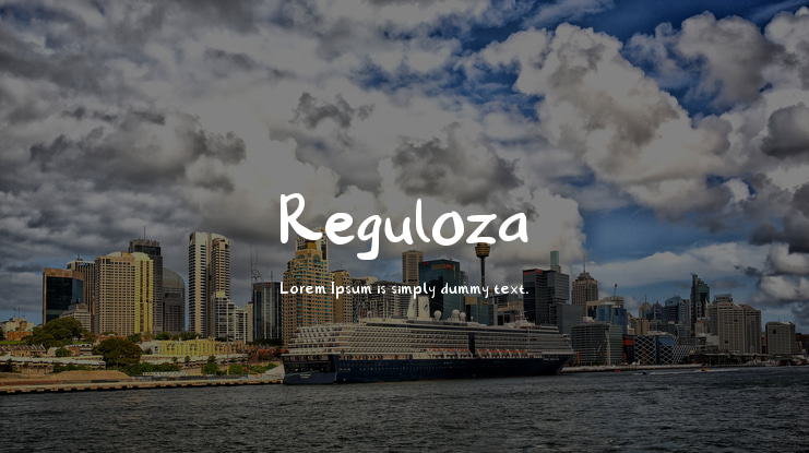 Reguloza Font