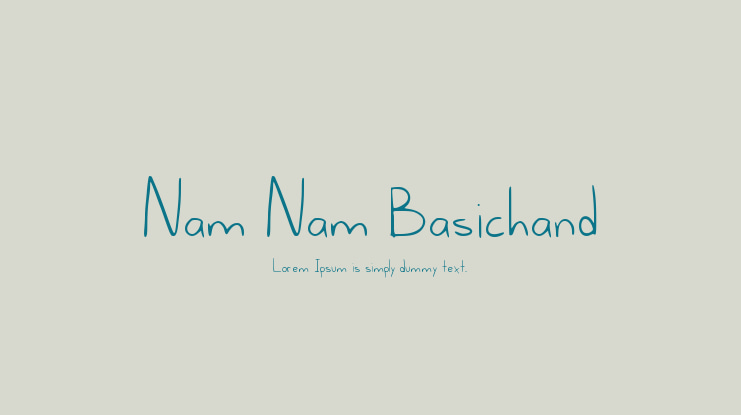 Nam Nam Basichand Font