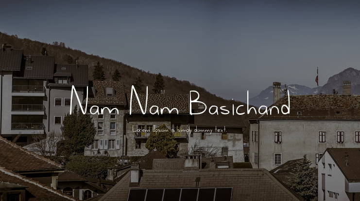 Nam Nam Basichand Font