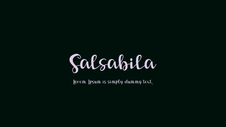 Salsabila Font