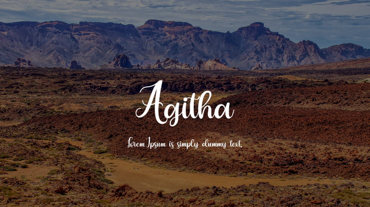 Agitha Font