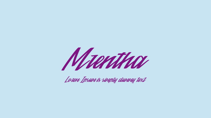 Mrentha Font