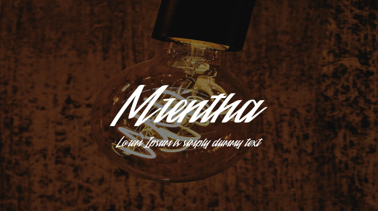 Mrentha Font
