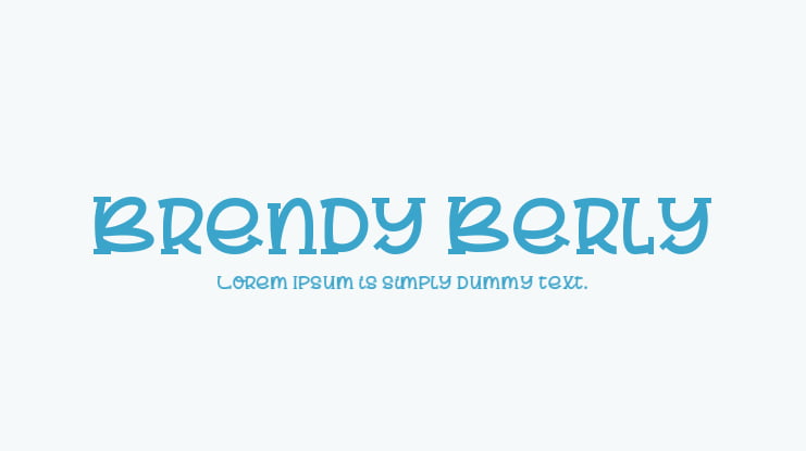 Brendy Berly Font