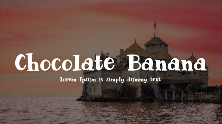 Chocolate Banana Font