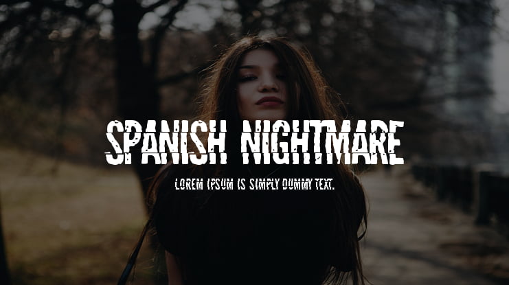 Spanish Nightmare Font