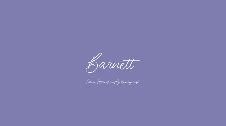 Barnett Font