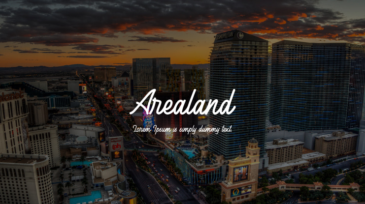 Arealand Font