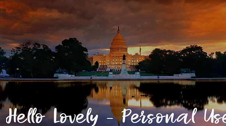 Hello Lovely - Personal Use Font