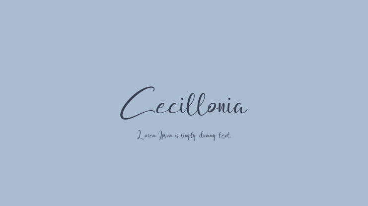Cecillonia Font