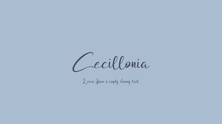 Cecillonia Font