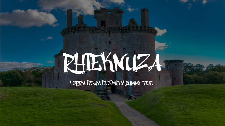 Rhieknuza Font