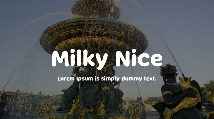 Milky Nice Font Family