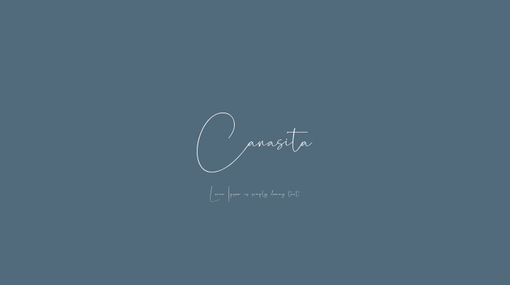 Canasita Font