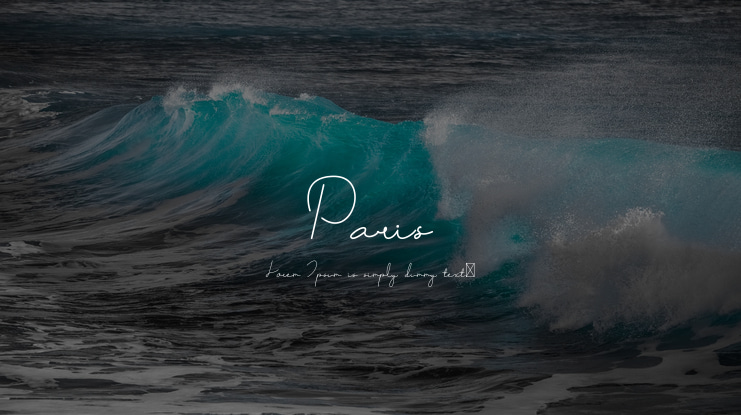 Paris Font