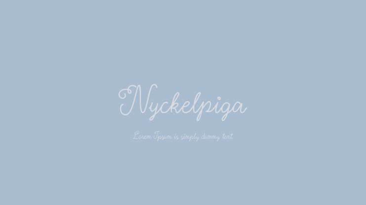 Nyckelpiga Font