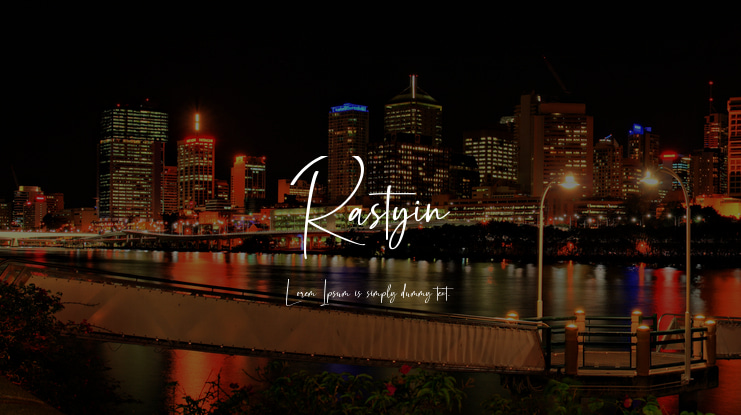 Rastyin Font