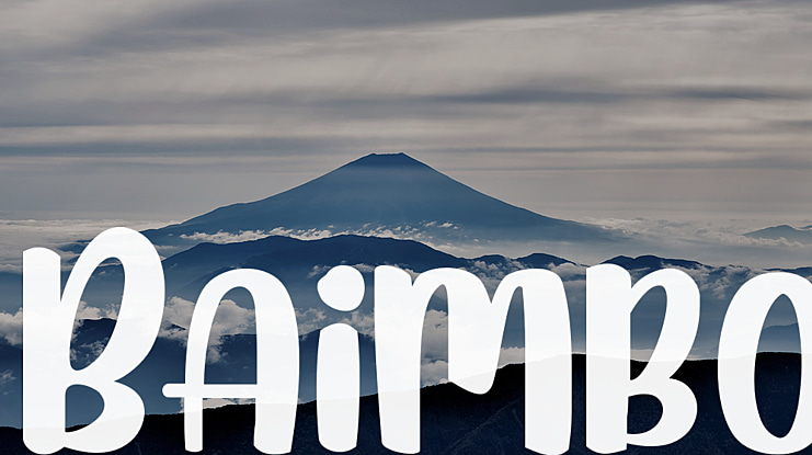Baimbo Font Family