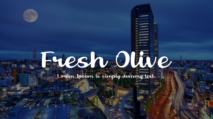Fresh Olive Font