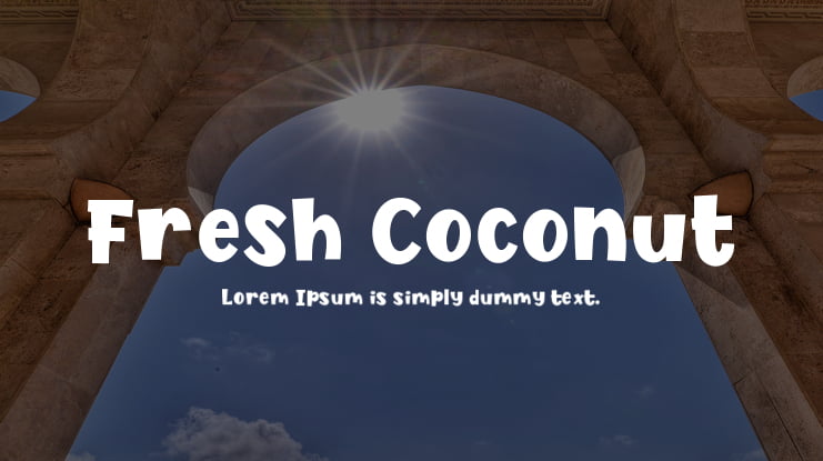 Fresh Coconut Font
