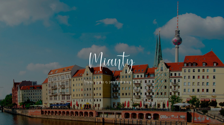 Mianty Font