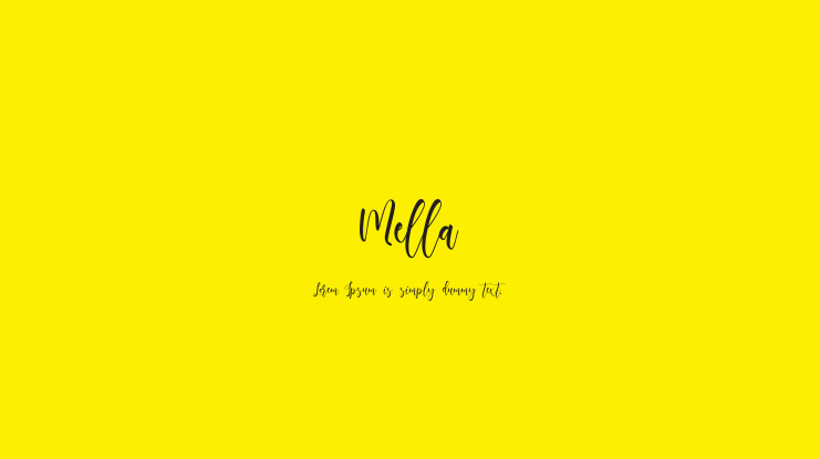 Mella Font