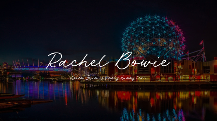 Rachel Bowie Font