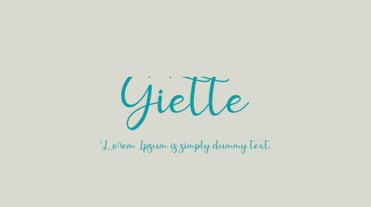 Giette Font