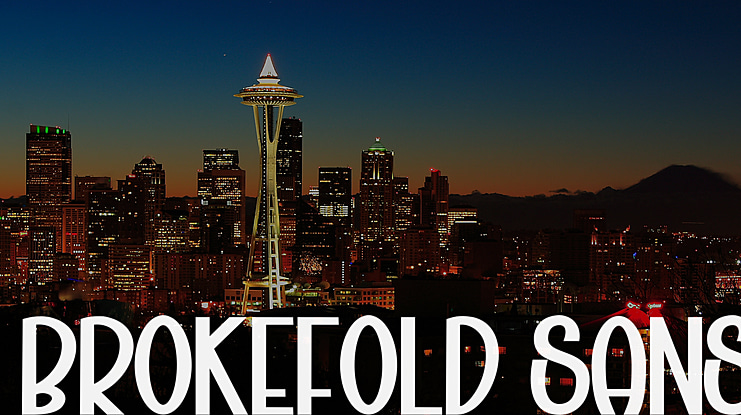 Brokefold Sans Font
