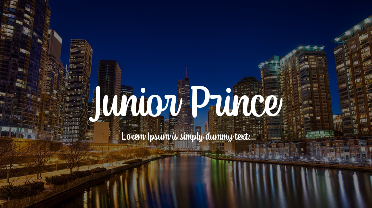 Junior Prince Font
