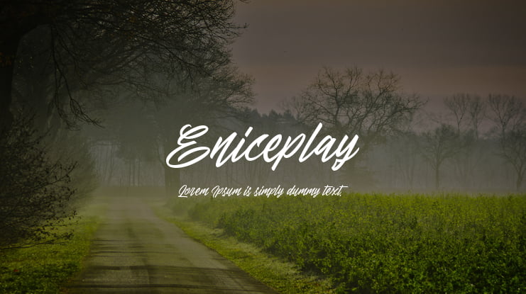 Eniceplay Font Family