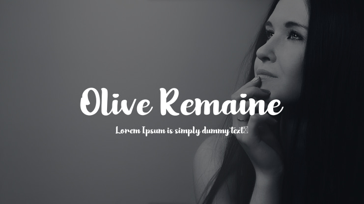 Olive Remaine Font