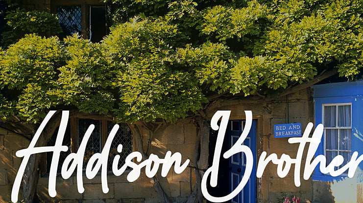 Addison Brother Font
