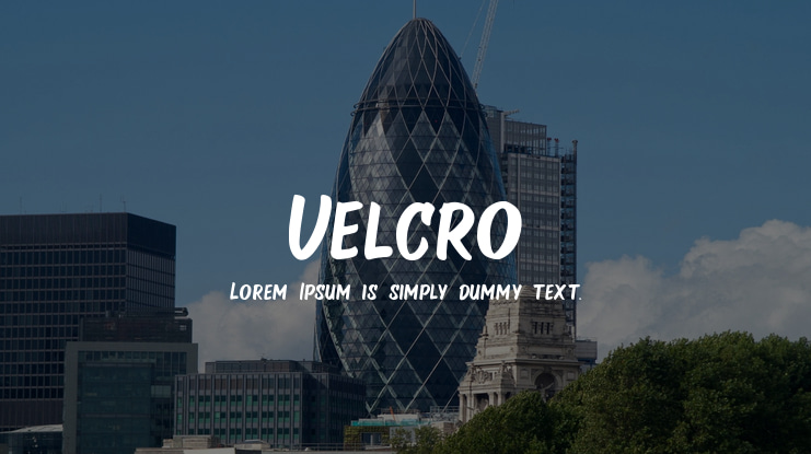 Velcro Font