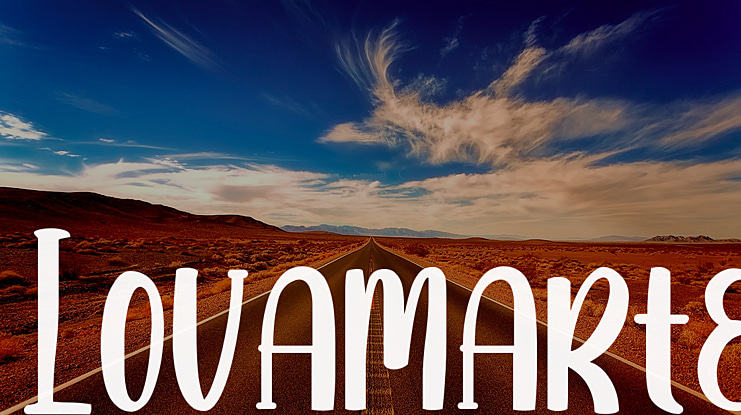 Lovamarte Font Family