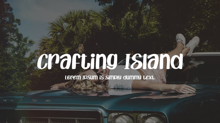 Crafting Island Font