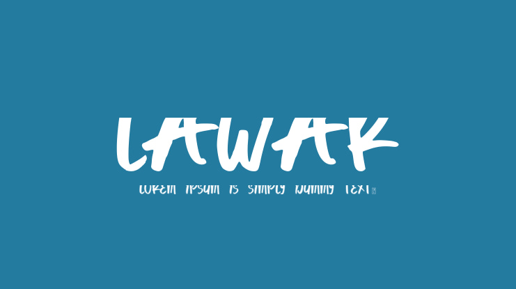 Lawar Font