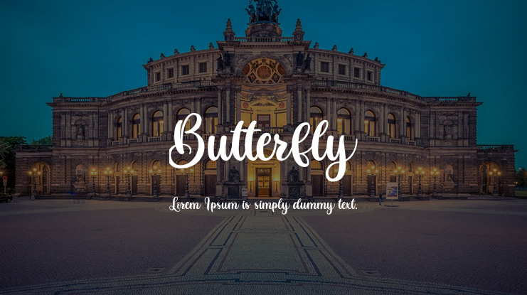 Butterfly Font