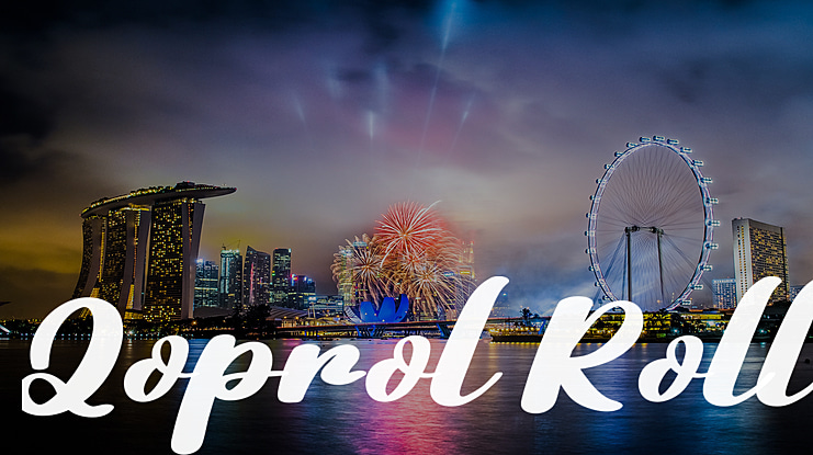 Qoprol Roll Font